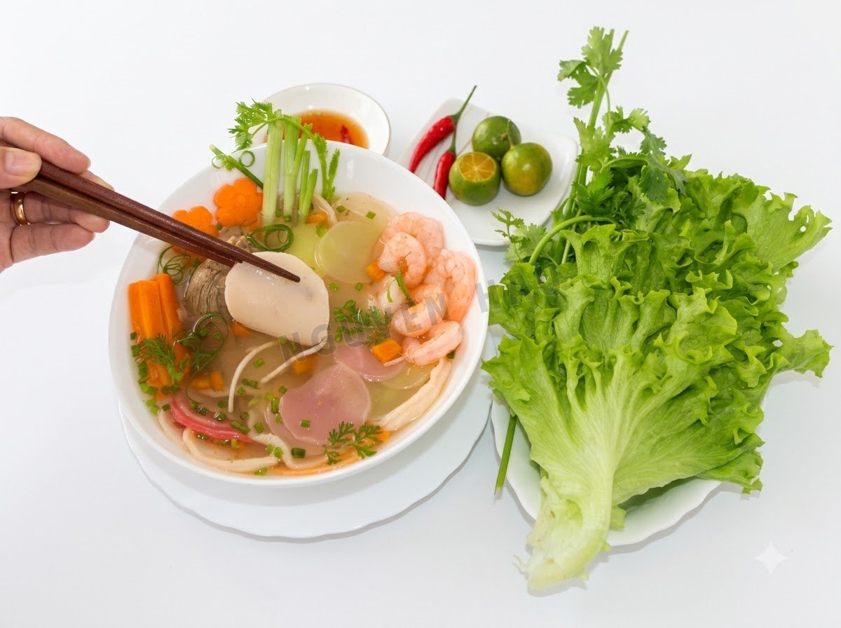 Soup bánh phồng tôm – Hậu vị quyến rũ khó quên