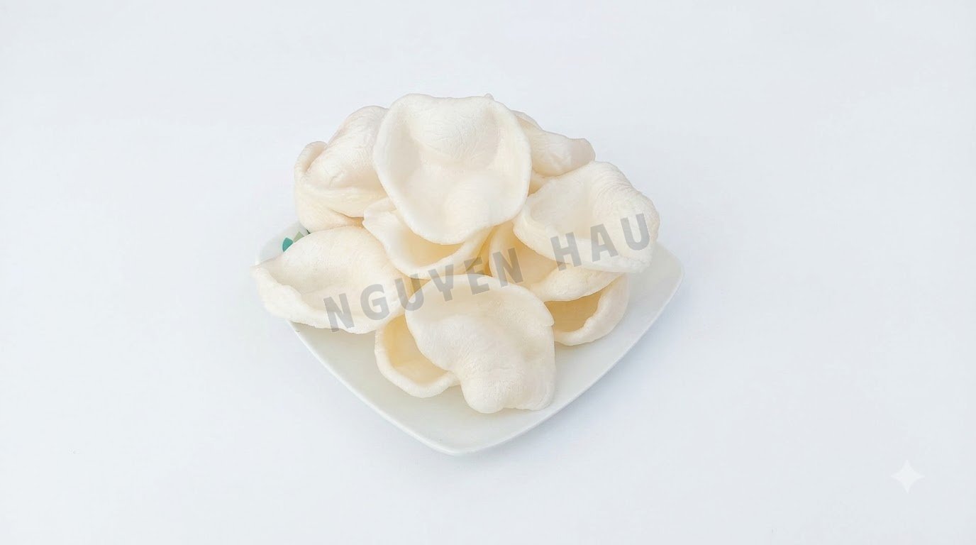 Nướng bằng lò vi sóng - Bánh phồng Tôm PoPo