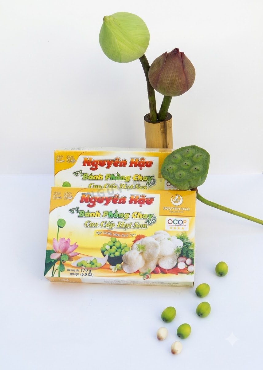 Bánh phồng Chay Cao Cấp Hạt Sen - ảnh 3