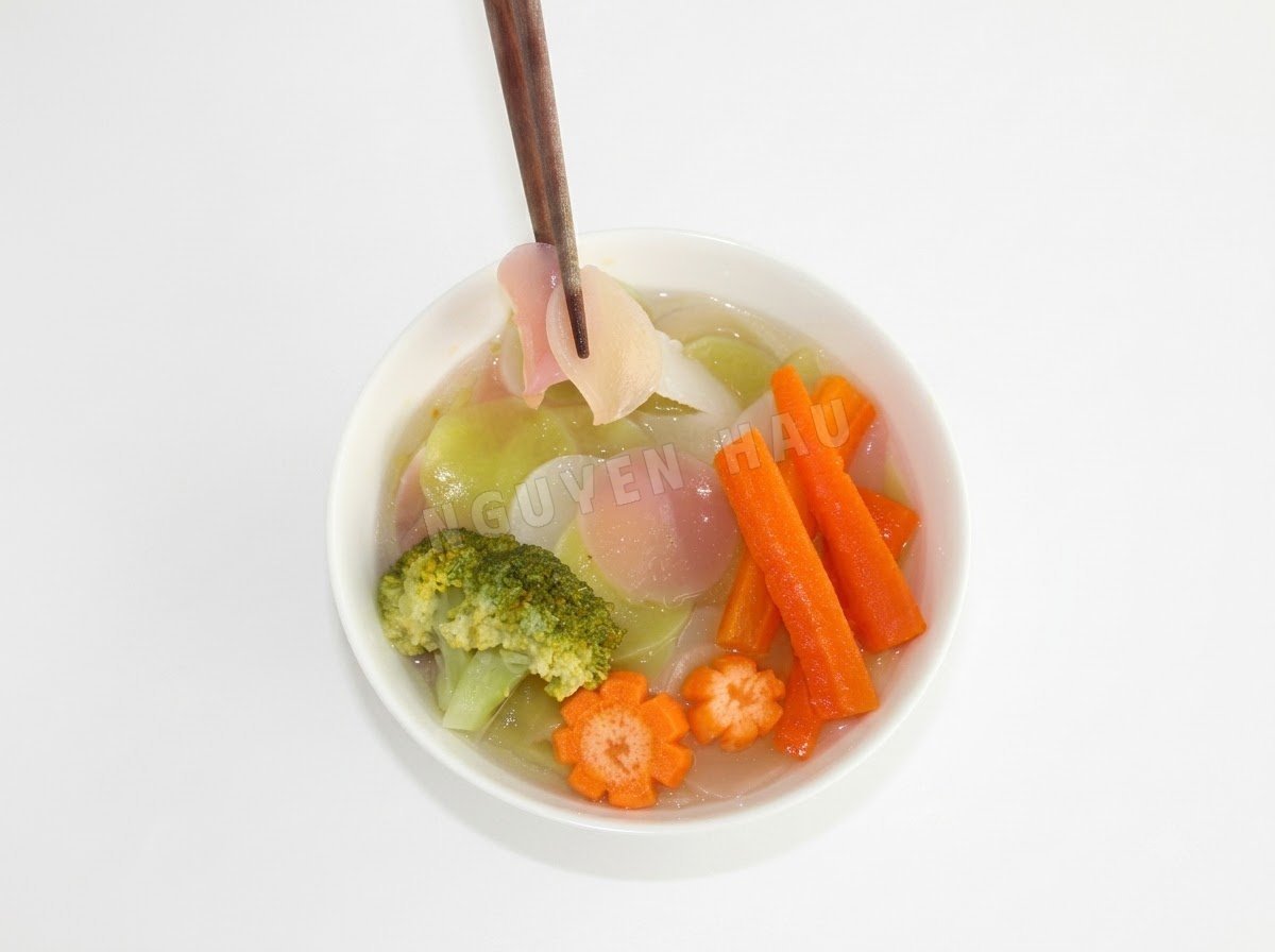 Nấu soup - Bánh phồng Rau Củ