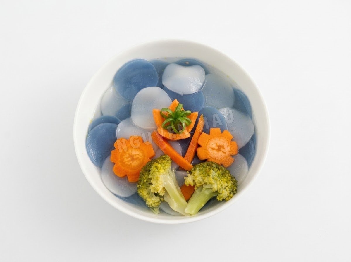 Nấu soup - Bánh phồng Hạt Sen – Hoa Đậu Biếc