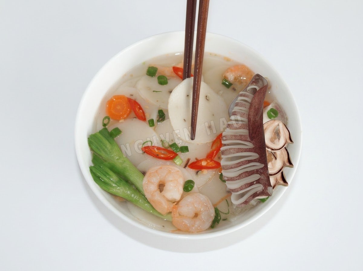 Nấu soup - Bánh phồng Tôm Gia Vị Cay (Tiêu Hành Ớt)