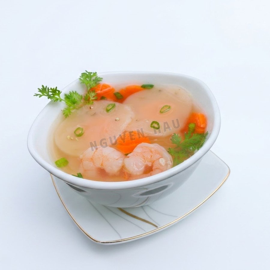 Soup Bánh Phồng Tôm