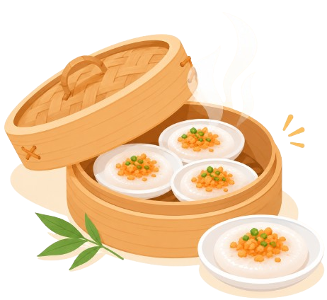 Bánh bèo hấp siêu nhanh